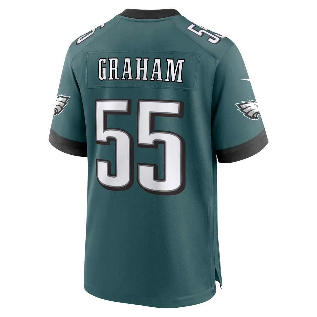 Brandon Graham Philadelphia Eagles Game Jersey - Midnight Green