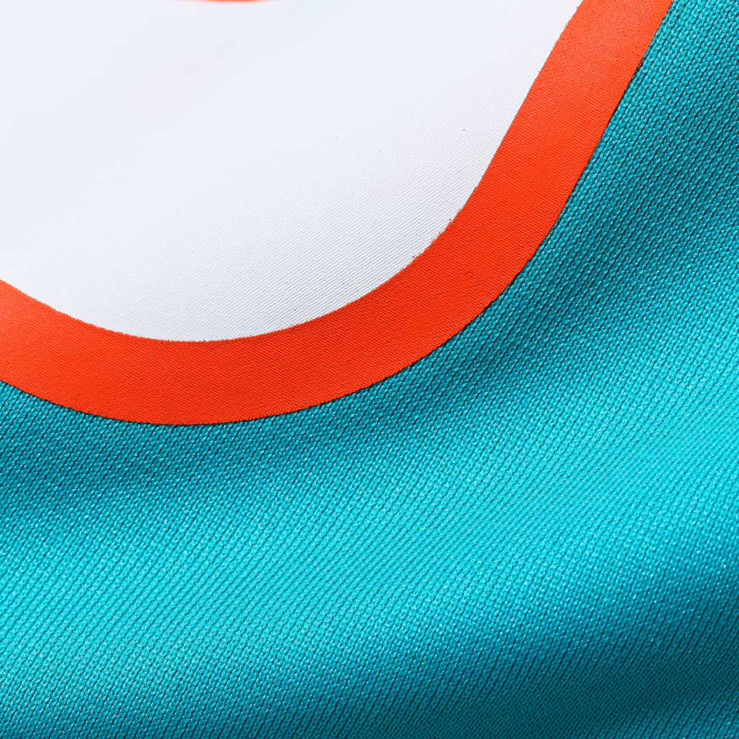 Aaron Brewer Miami Dolphins Game Jersey - Aqua