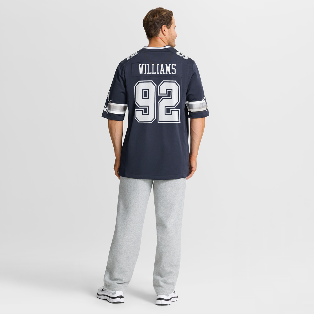 Quinnen Williams Dallas Cowboys Game Jersey - Navy