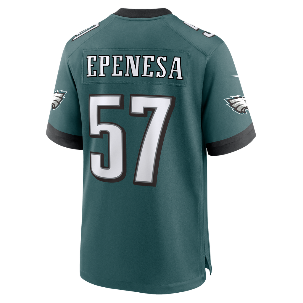 A.J. Epenesa Philadelphia Eagles Game Jersey - Midnight Green