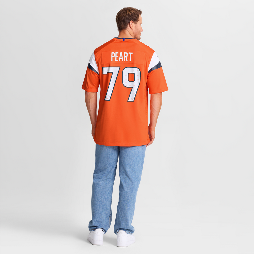 Matt Peart Denver Broncos Game Jersey - Orange