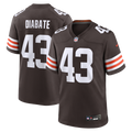 Mohamoud Diabate Cleveland Browns Game Jersey - Brown