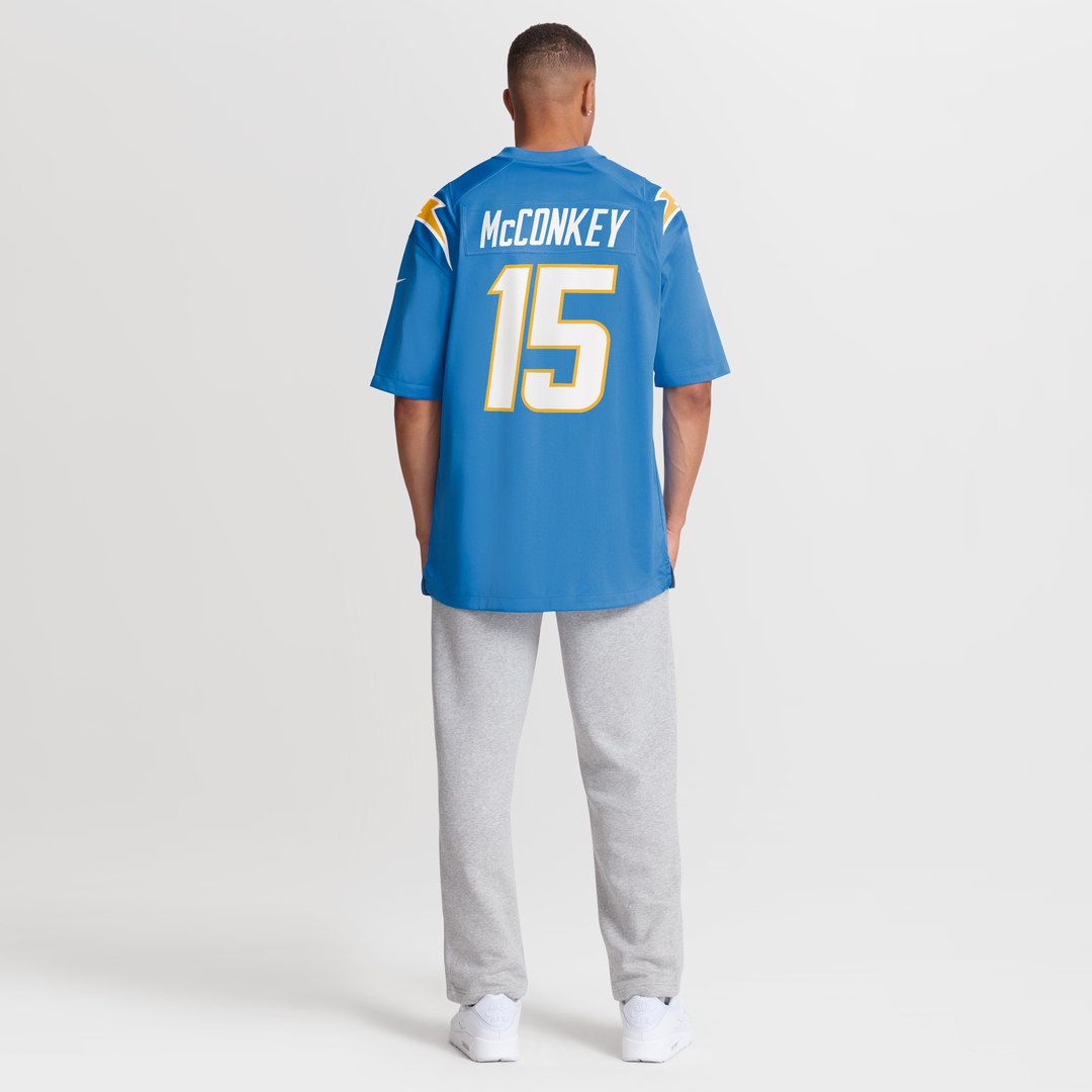 Ladd McConkey Los Angeles Chargers Alternate Charger Power Game Jersey - Gold