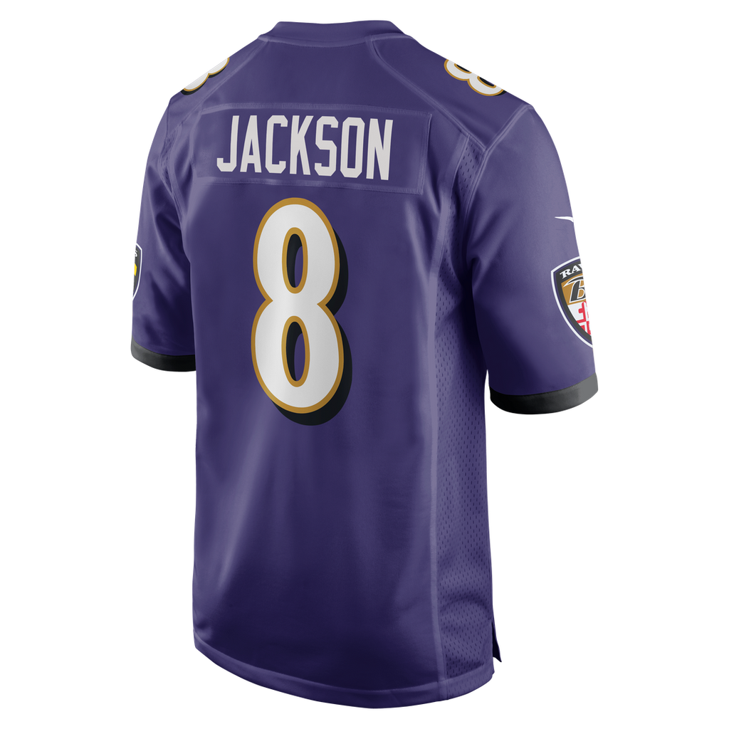 Lamar Jackson Baltimore Ravens Game Jersey - Purple
