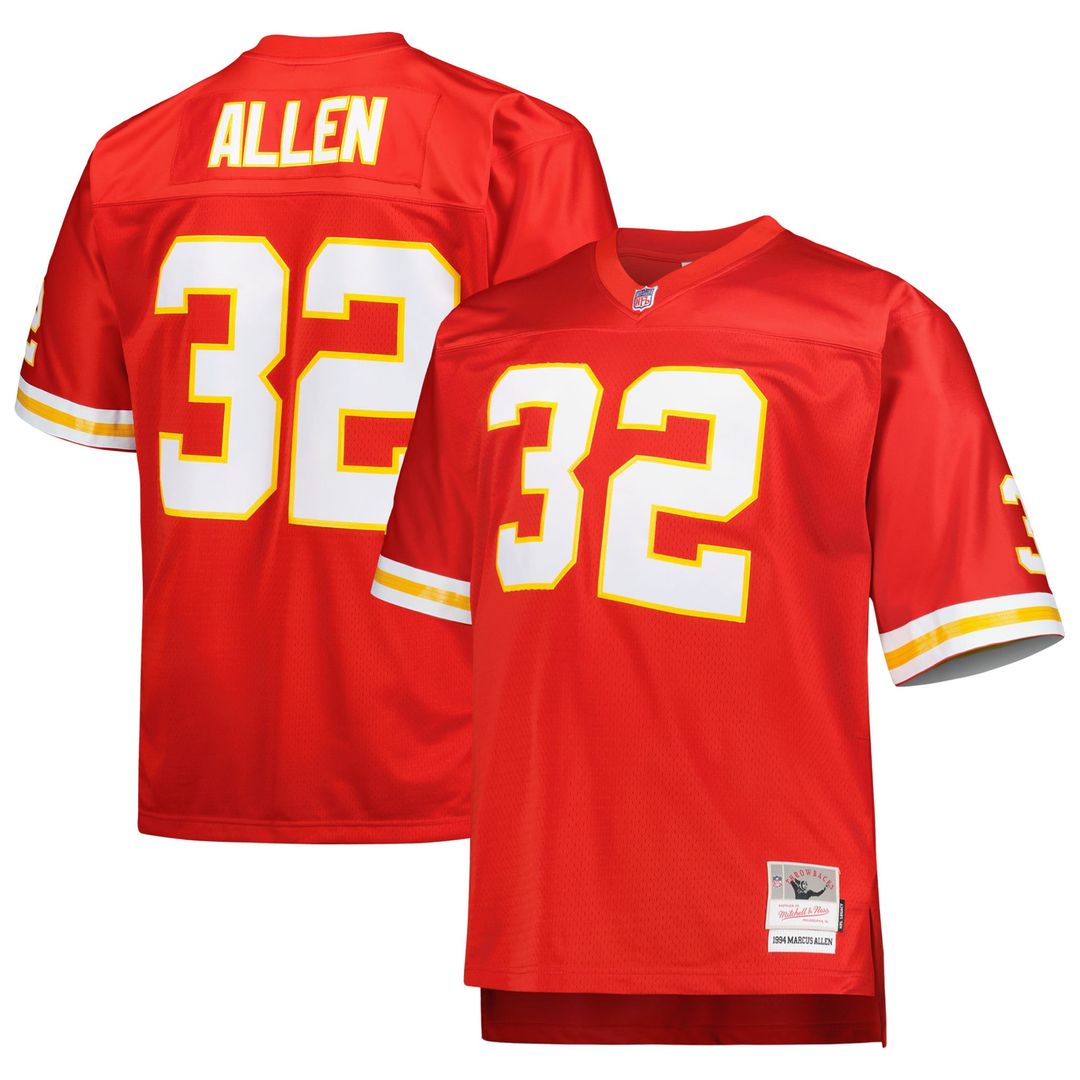 Marcus Allen Kansas City Chiefs Big & Tall 1994 Replica Jersey - Red