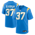 Jordan Oladokun Los Angeles Chargers Game Jersey - Powder Blue