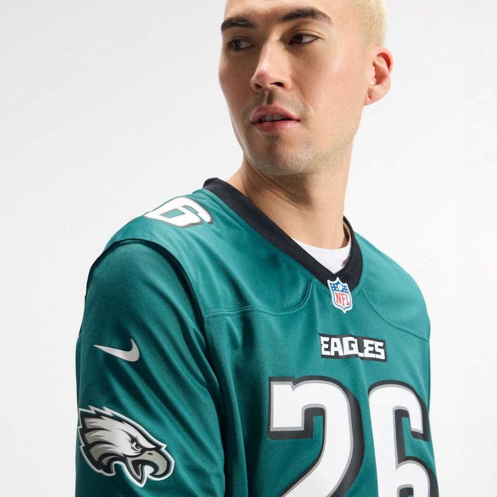 Saquon Barkley Philadelphia Eagles Game Jersey - Midnight Green