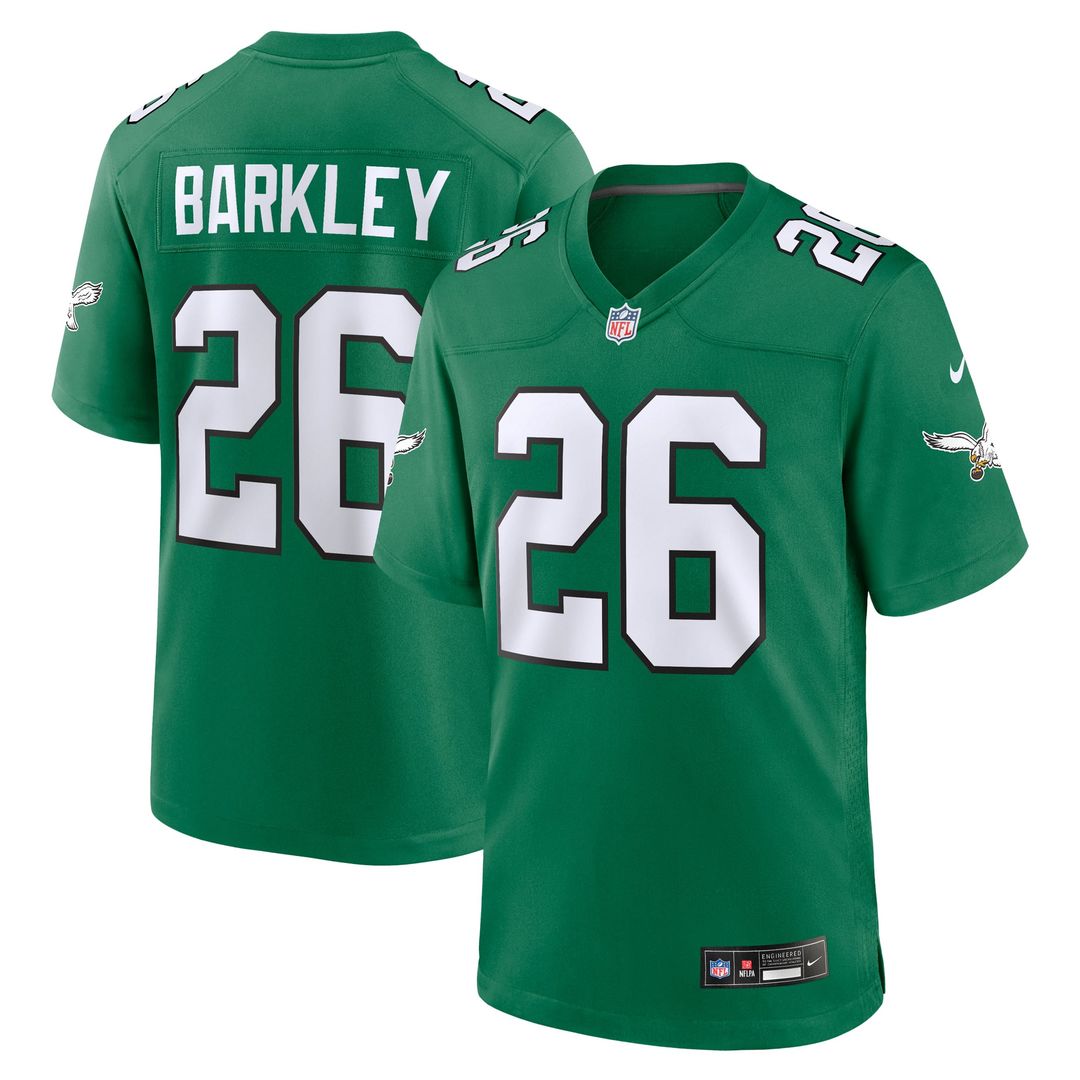 Saquon Barkley Philadelphia Eagles Alternate Game Jersey - Black