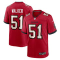 David Walker Tampa Bay Buccaneers Game Jersey - Red