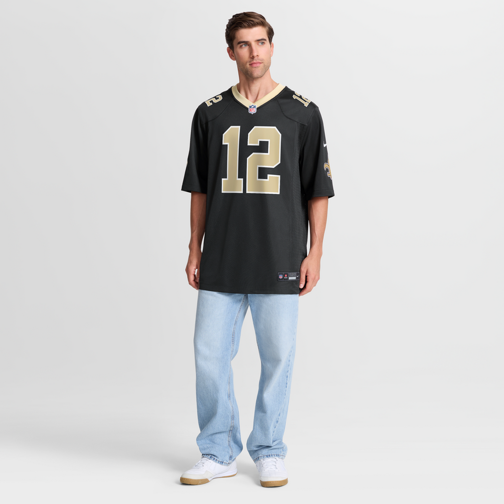 Chris Olave New Orleans Saints Game Jersey - Black