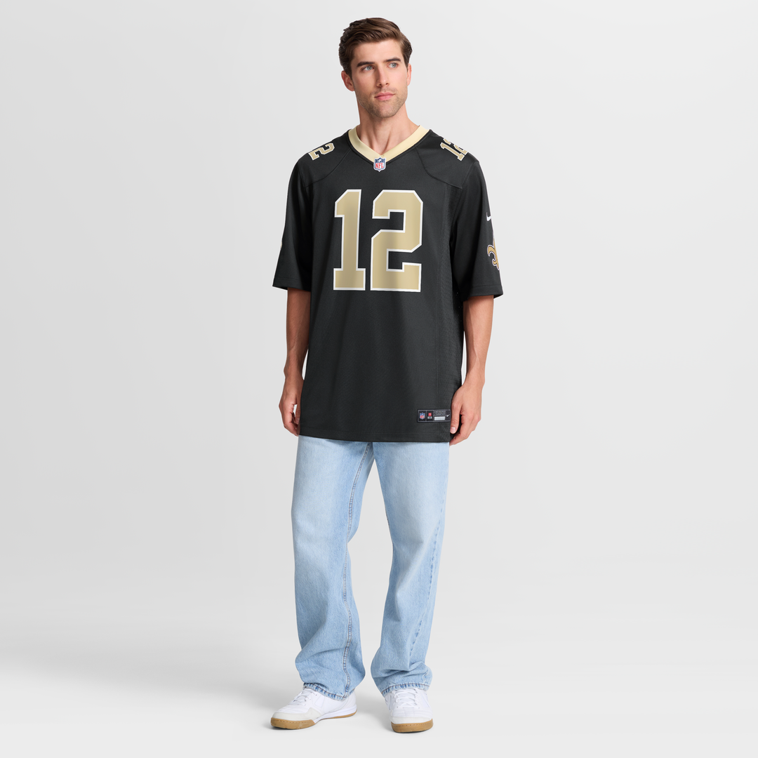 Chris Olave New Orleans Saints Game Jersey - Black
