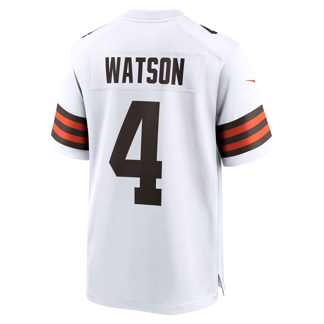 Deshaun Watson Cleveland Browns Game Jersey - White