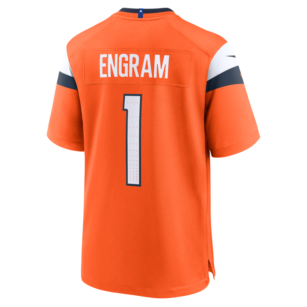Evan Engram Denver Broncos Game Jersey - Orange