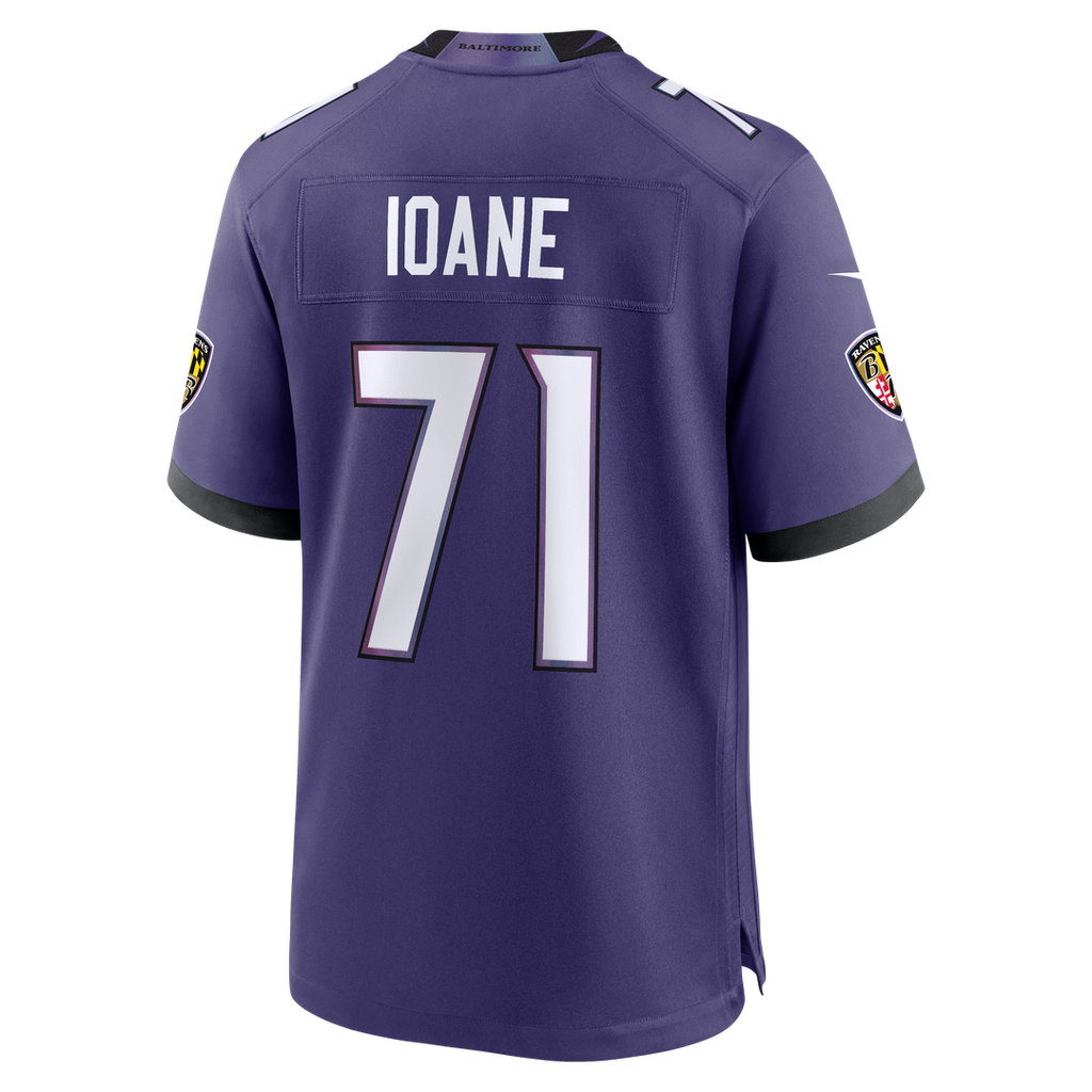 Olaivavega Ioane Baltimore Ravens Game Jersey - Purple