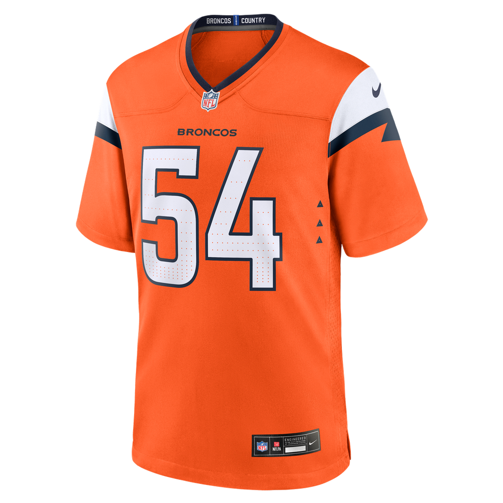 Alex Forsyth Denver Broncos Game Jersey - Orange