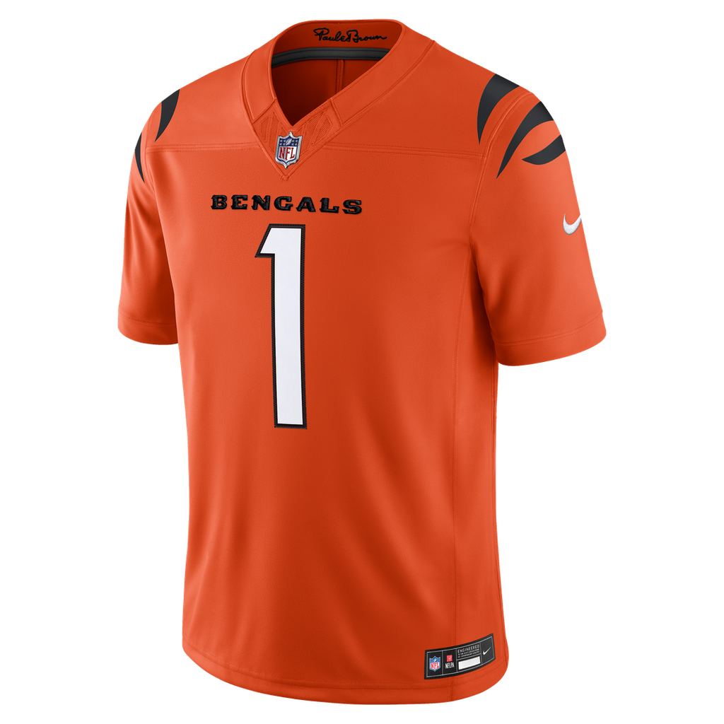 Ja'Marr Chase Cincinnati Bengals Vapor F.U.S.E. Stitched Limited Jersey - White