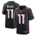 Jalon Walker Atlanta Falcons Game Jersey - Black
