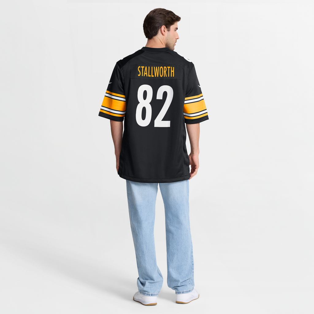 John Stallworth Pittsburgh Steelers Jersey - Black