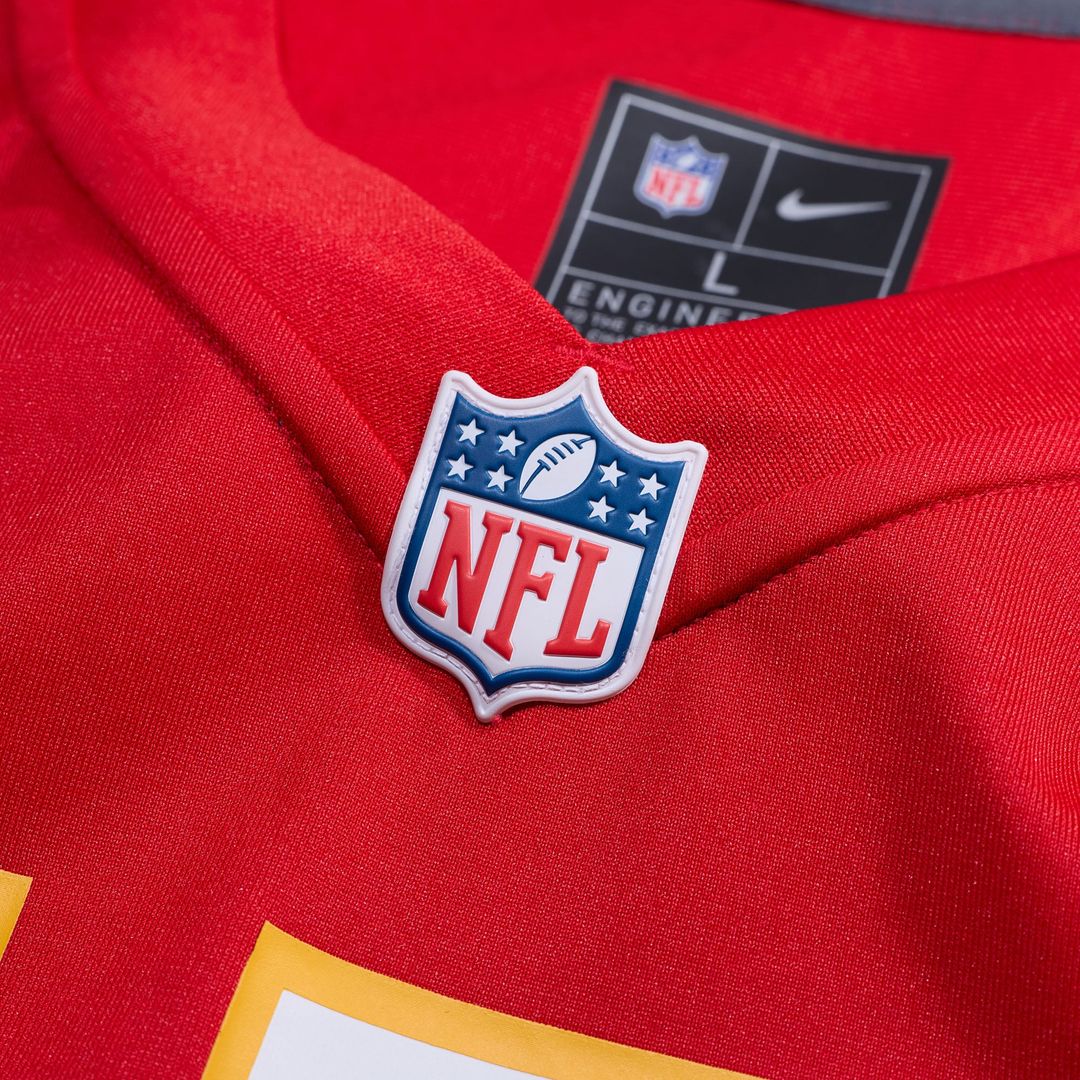 Number 1 Dad Kansas City Chiefs Game Jersey - Red