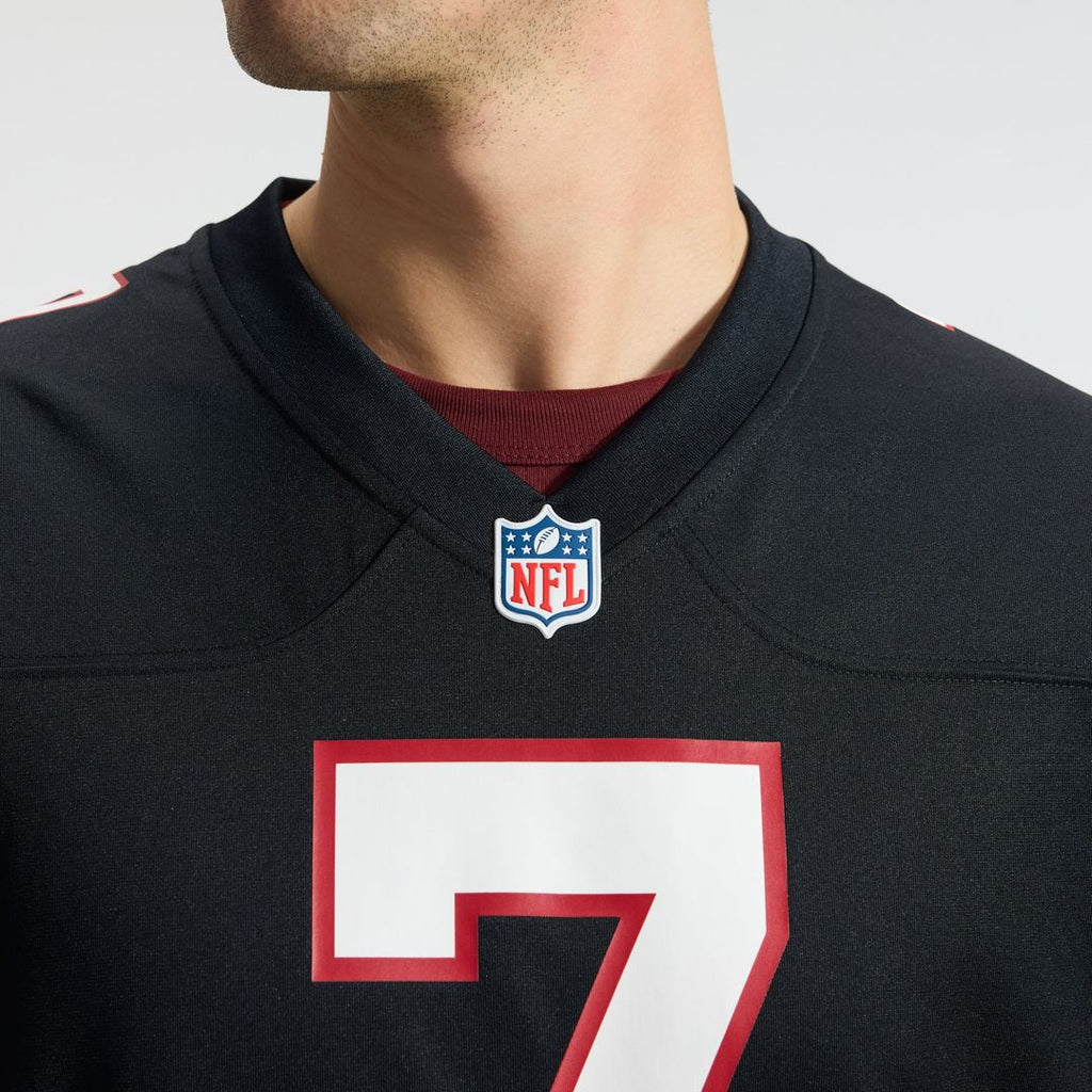 Bijan Robinson Atlanta Falcons Throwback Game Jersey - Black