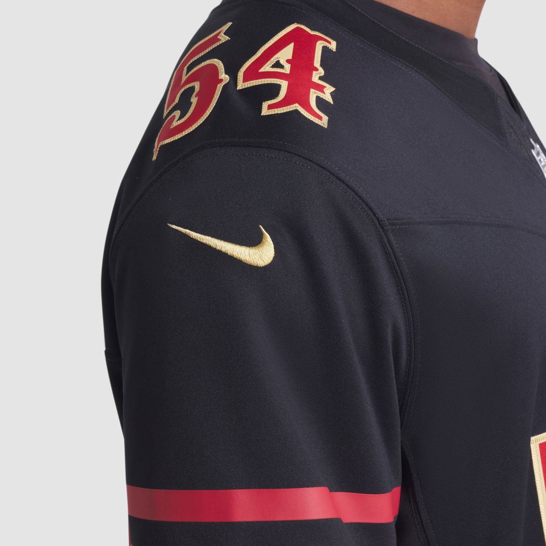 Fred Warner San Francisco 49ers Rivalries Collection Stitched Limited Jersey - Black