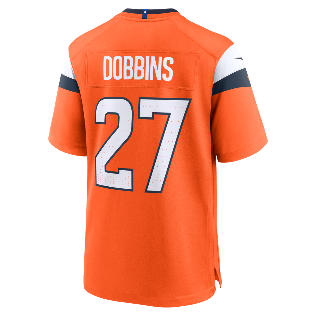 J.K. Dobbins Denver Broncos Game Jersey - Orange