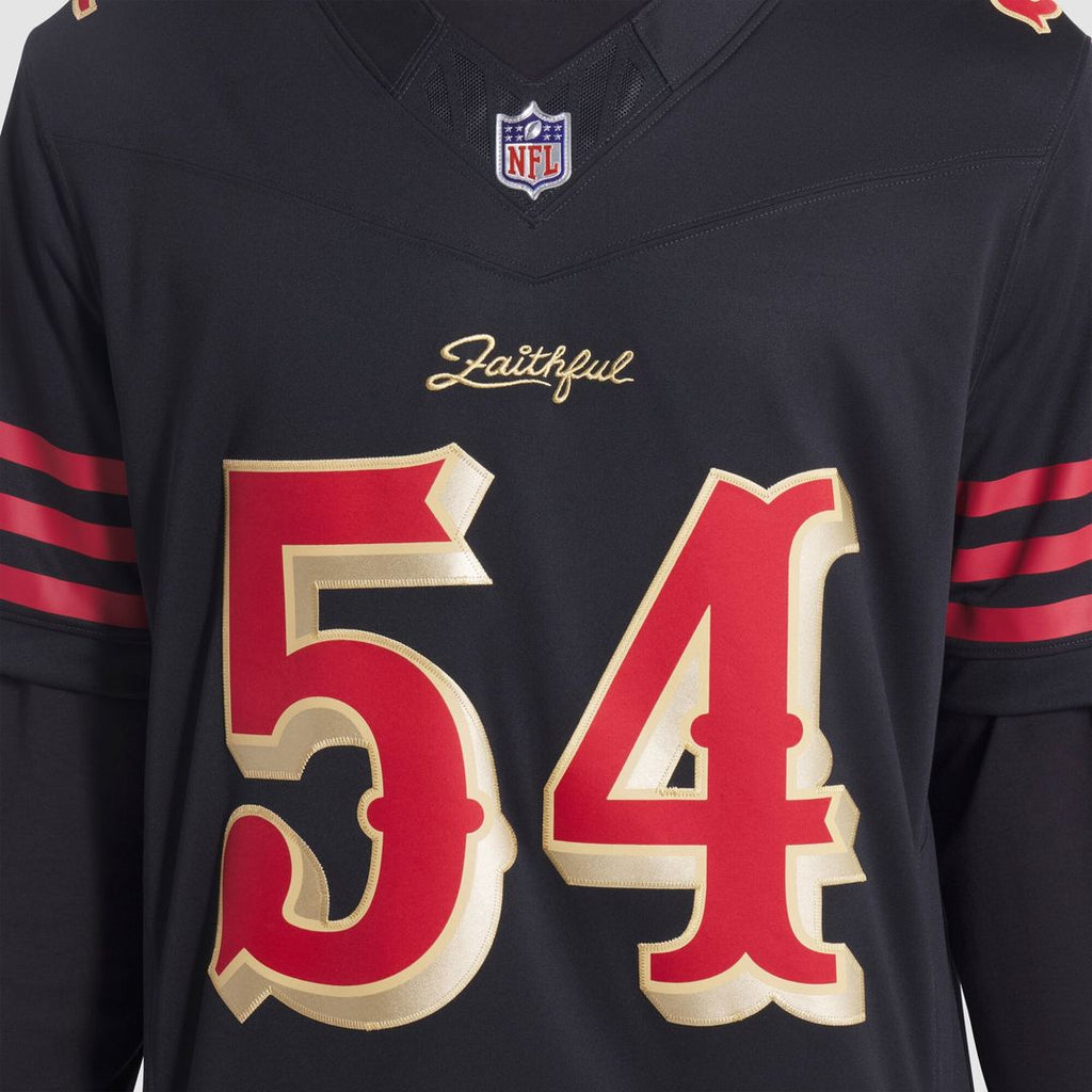 Fred Warner San Francisco 49ers Rivalries Collection Stitched Limited Jersey - Black