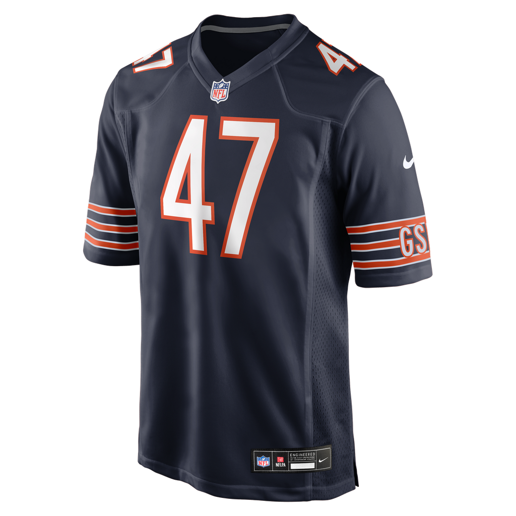 Ruben Hyppolite II Chicago Bears Game Jersey - Navy