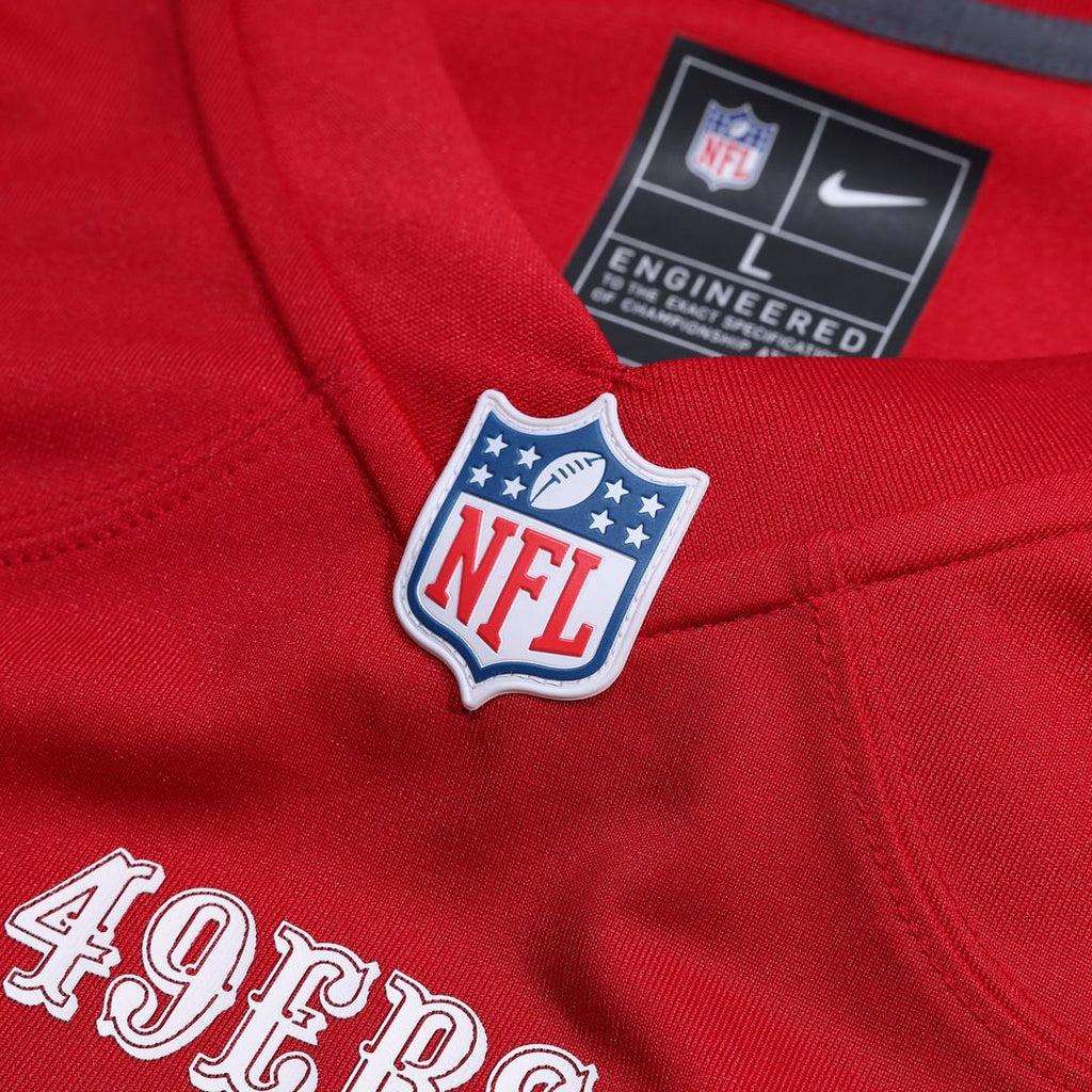 Jake Tonges San Francisco 49ers Game Jersey - Scarlet