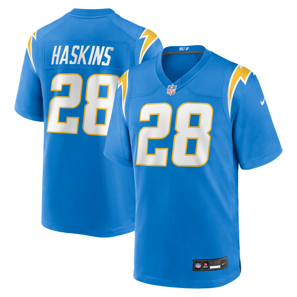 Hassan Haskins Los Angeles Chargers Game Jersey - Powder Blue