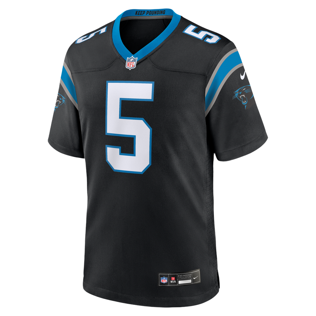Jaelan Phillips Carolina Panthers Game Jersey - Black