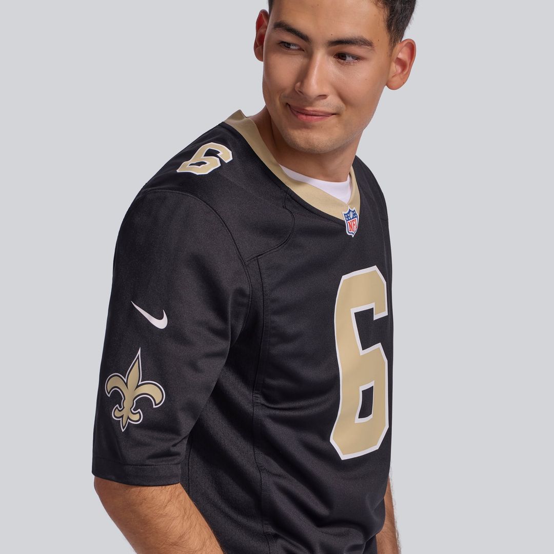 Tyler Shough New Orleans Saints Game Jersey - White