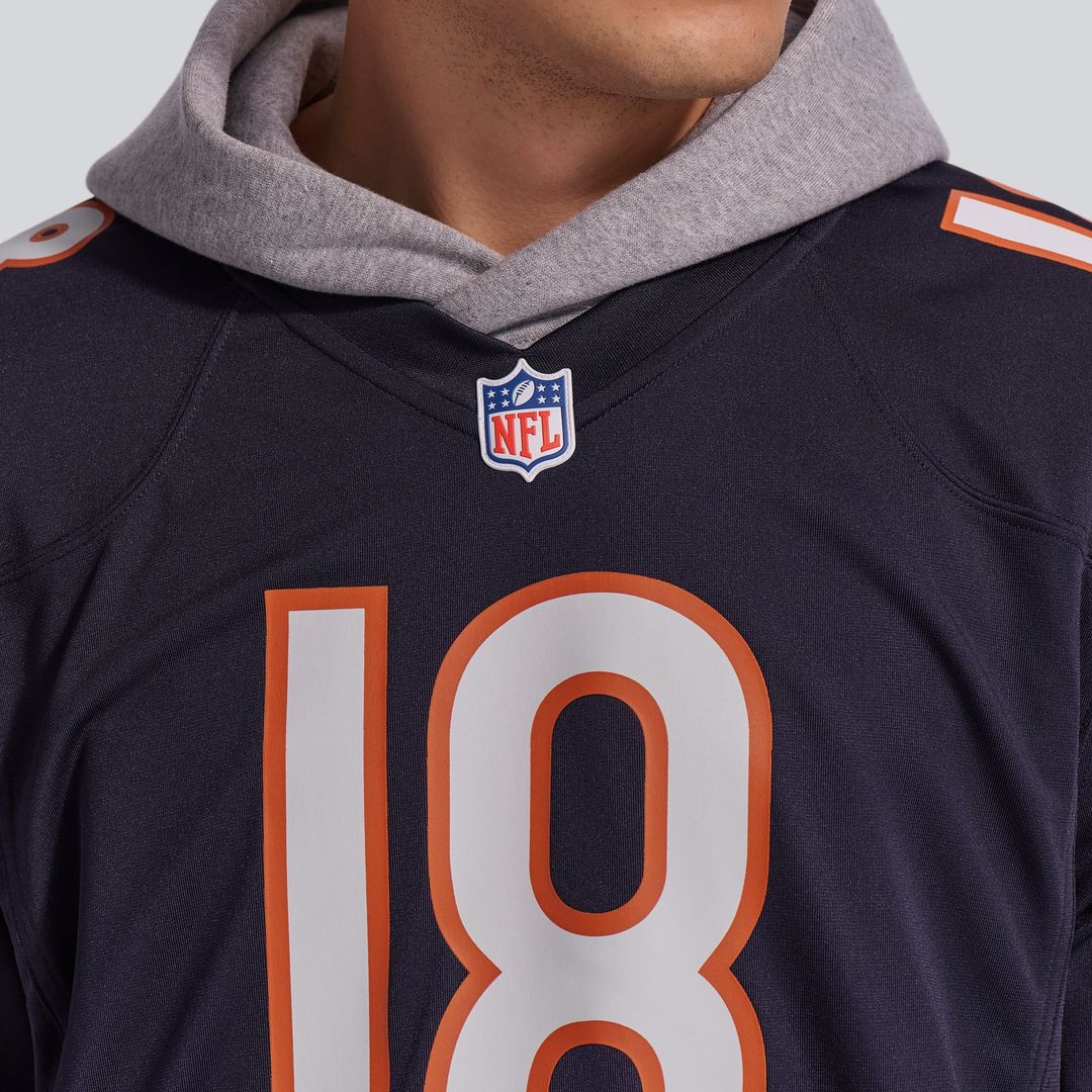 Caleb Williams Chicago Bears Game Jersey - Navy