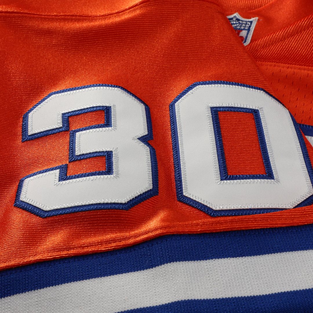 Terrell Davis Denver Broncos 1995 Authentic Throwback Jersey - Orange