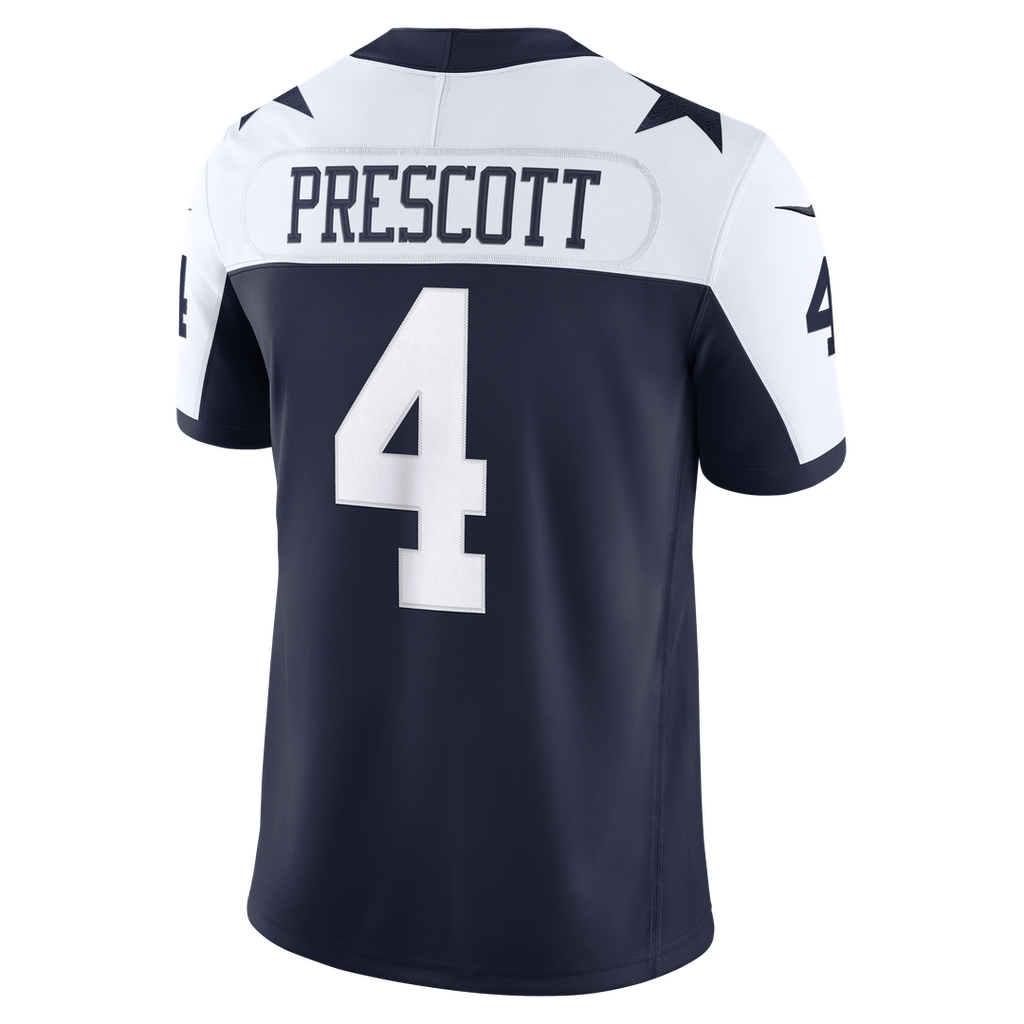 Dak Prescott Dallas Cowboys Alternate Vapor F.U.S.E. Stitched Limited Jersey - Navy