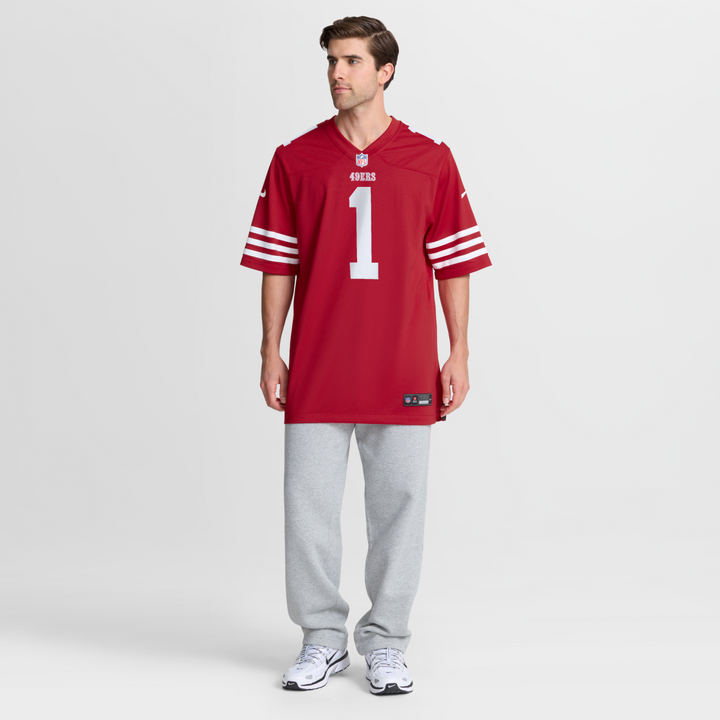Ricky Pearsall San Francisco 49ers Game Jersey - Scarlet