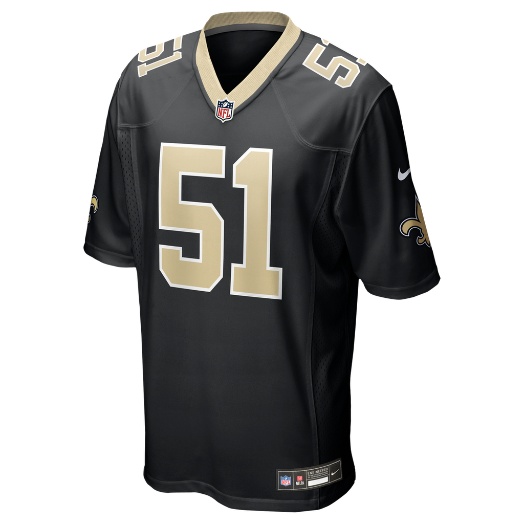 Cesar Ruiz New Orleans Saints Game Jersey - Black