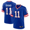Phil Simms New York Giants Alternate Game Jersey - Royal Blue