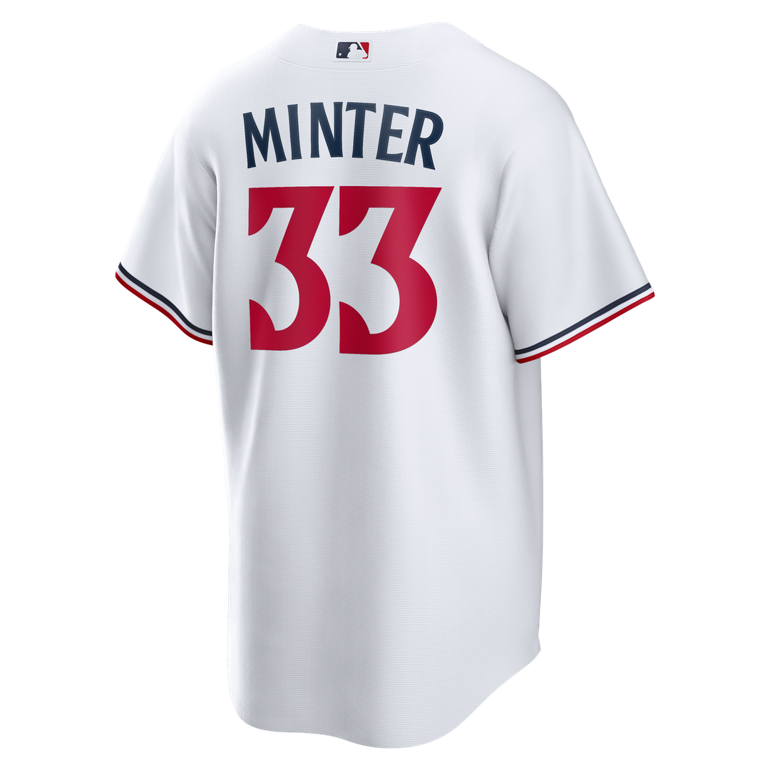 Minnesota Twins A.J. Minter Nike White Home Replica Jersey