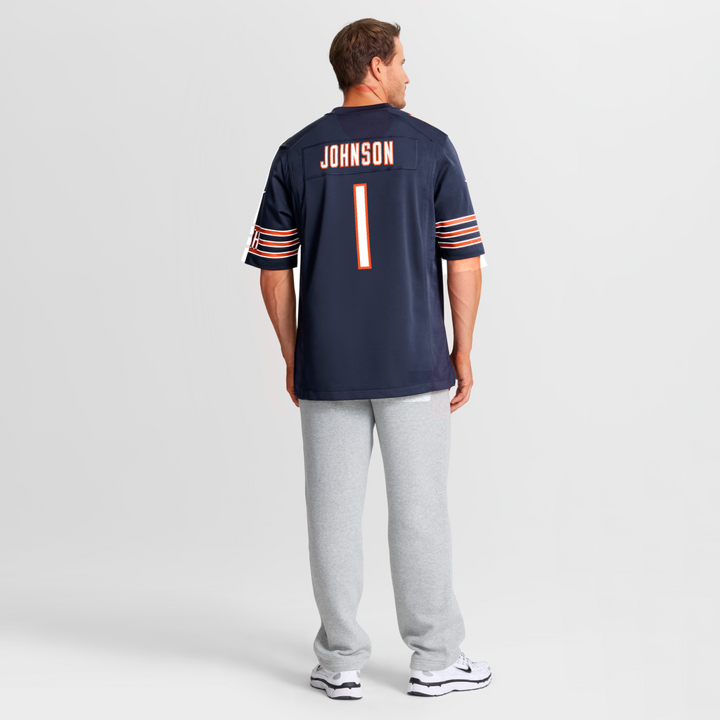 Jaylon Johnson Chicago Bears Game Jersey - Navy