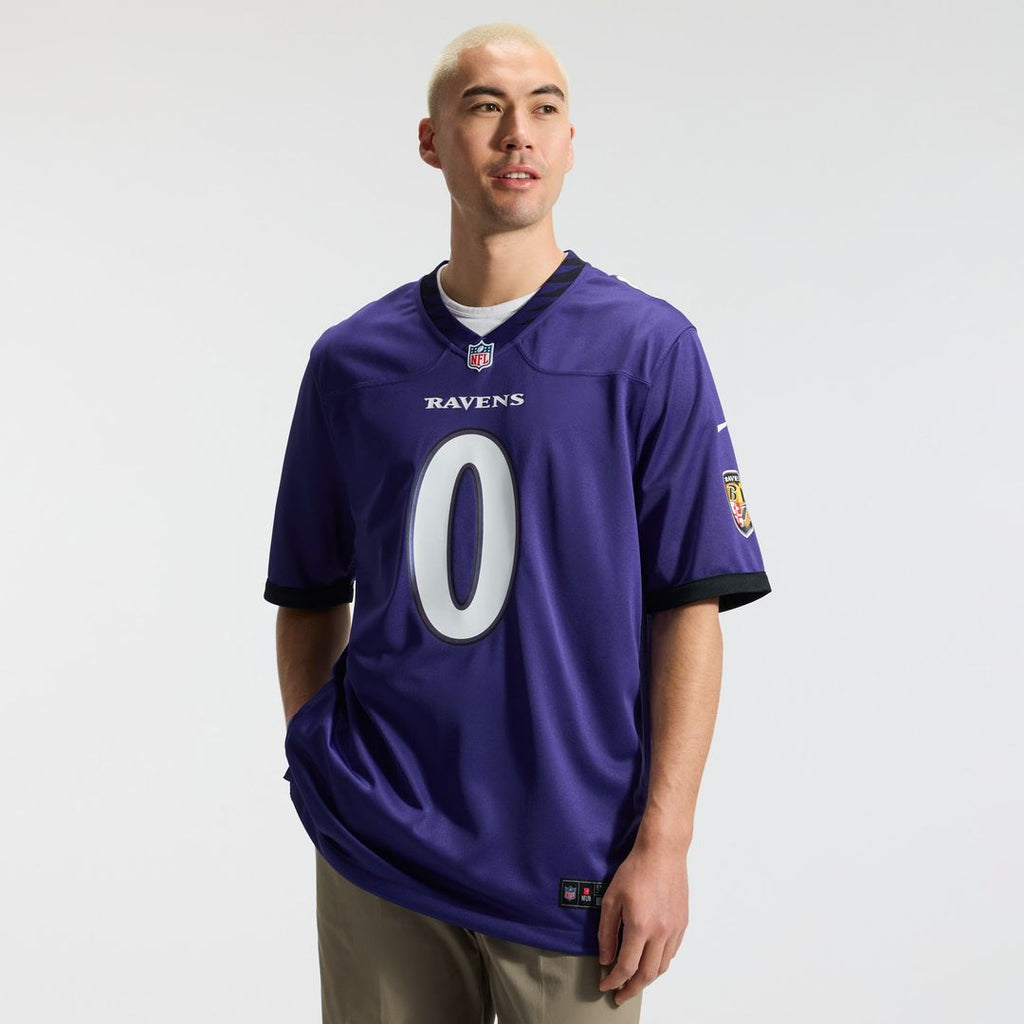 Roquan Smith Baltimore Ravens Game Jersey - Purple