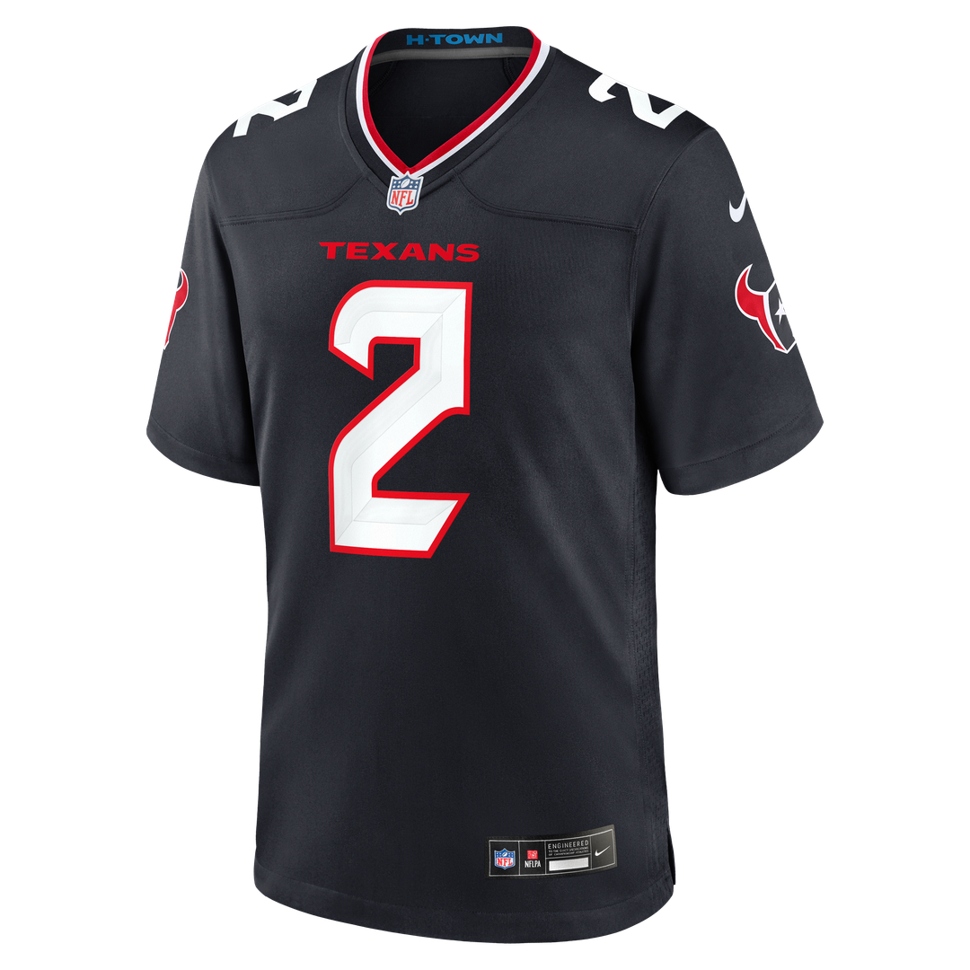 Calen Bullock Houston Texans Game Jersey - Navy