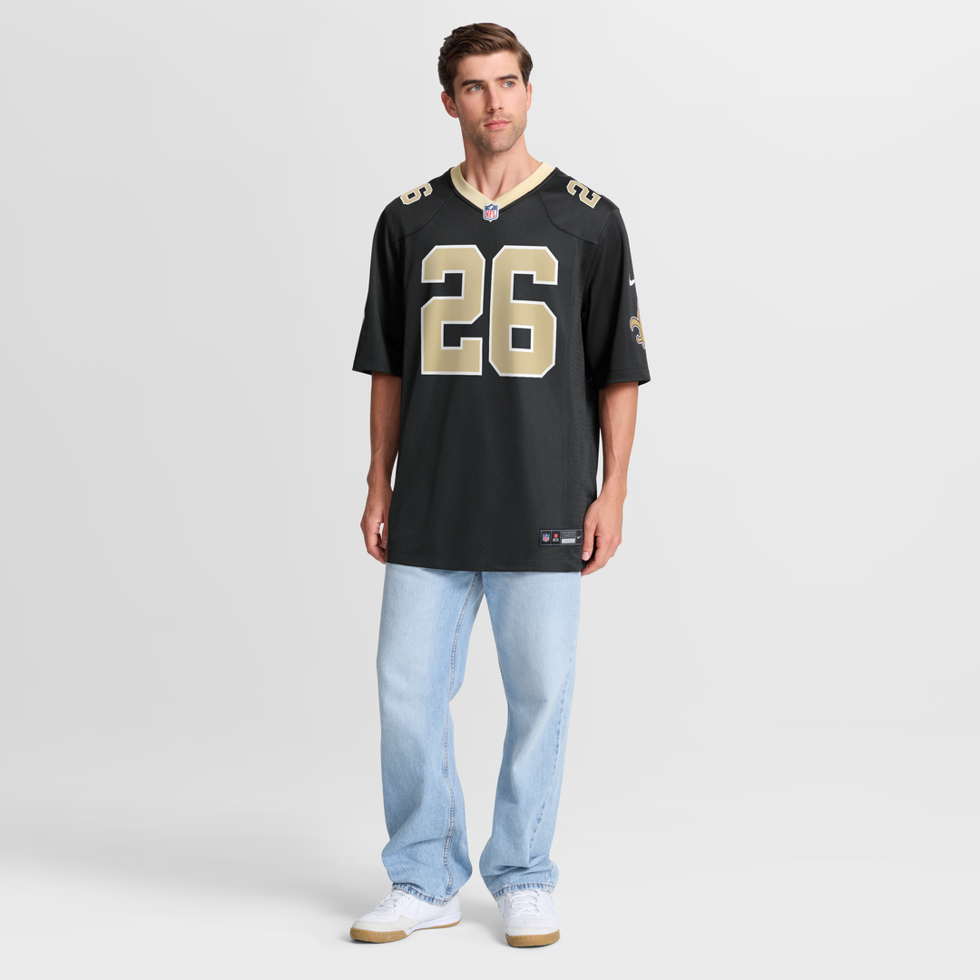 Deuce McAllister New Orleans Saints Game Jersey - Black