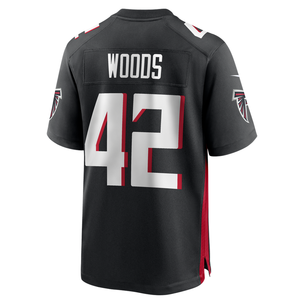 Josh Woods Atlanta Falcons Game Jersey - Black