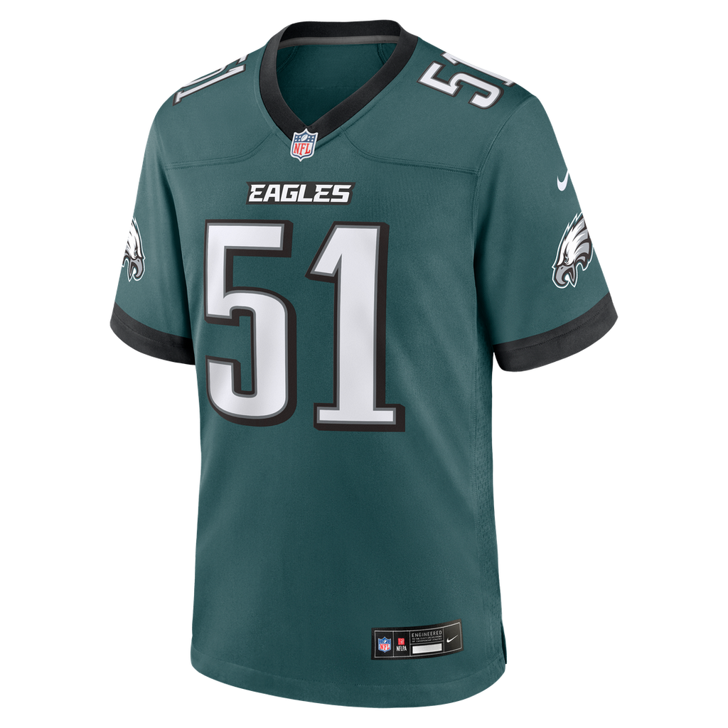 Cam Jurgens Philadelphia Eagles Game Jersey - Midnight Green