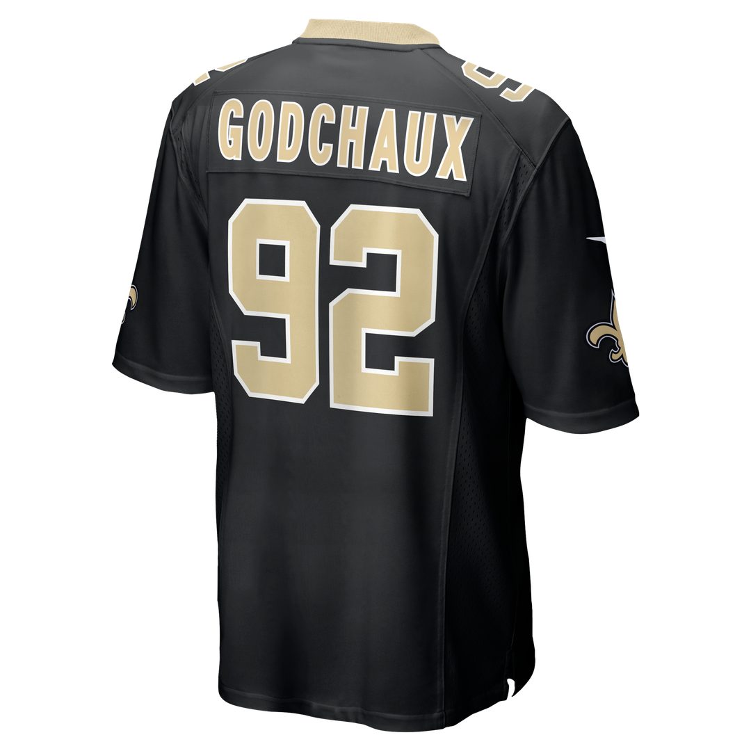 Davon Godchaux New Orleans Saints Game Jersey - Black