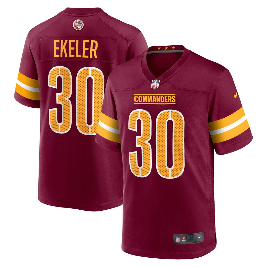 Austin Ekeler Washington Commanders Game Jersey - Burgundy