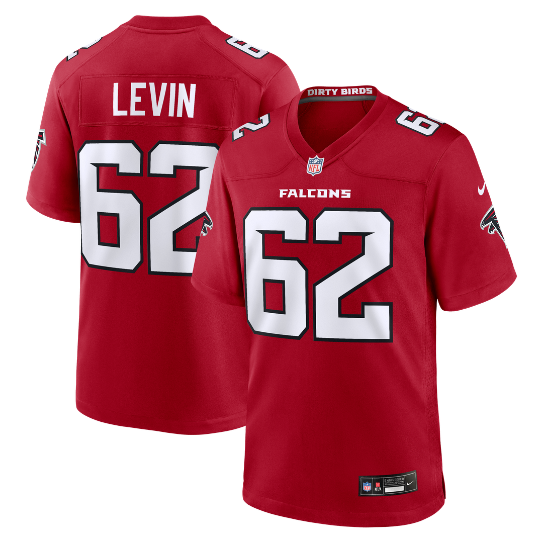 Corey Levin Atlanta Falcons Game Jersey - Red