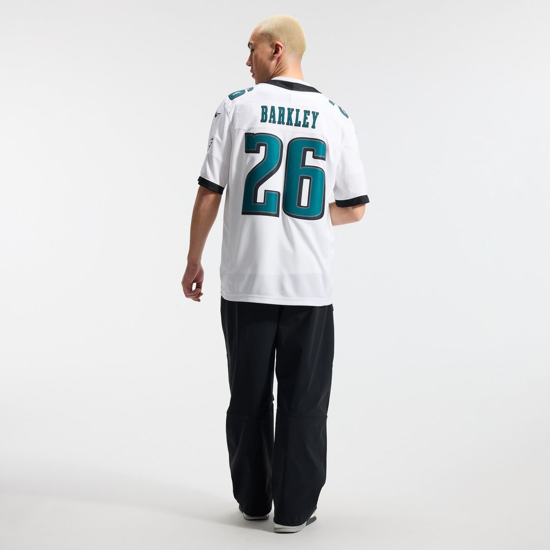 Saquon Barkley Philadelphia Eagles Vapor F.U.S.E. Stitched Limited Jersey - White