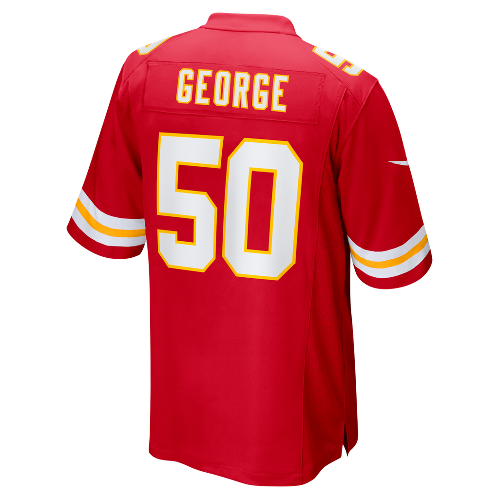 Brandon George Kansas City Chiefs Game Jersey - Red